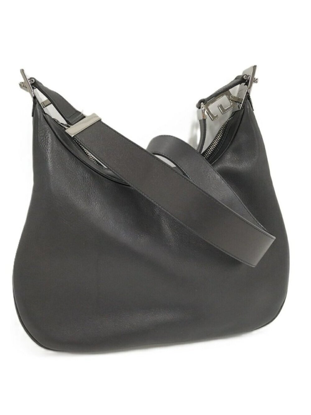Gucci Hobo Shoulder Bag Leather Black